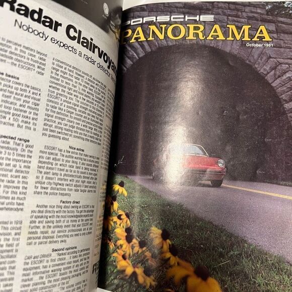 Porsche Panoramic Hardcover Bounded Magazines Vintage 1981 JULY-DEC PCA - Picture 6 of 11